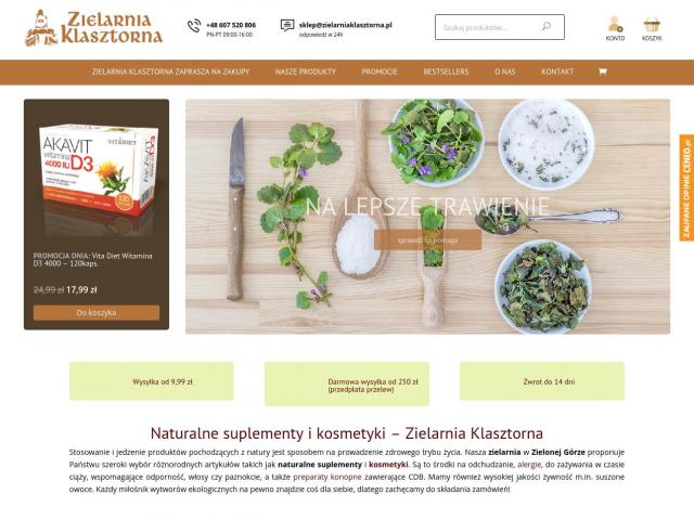 https://zielarniaklasztorna.pl/
